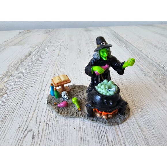 Lemax Witch AS IS cauldron spell Halloween people accessory decor book - Picture 1 of 8